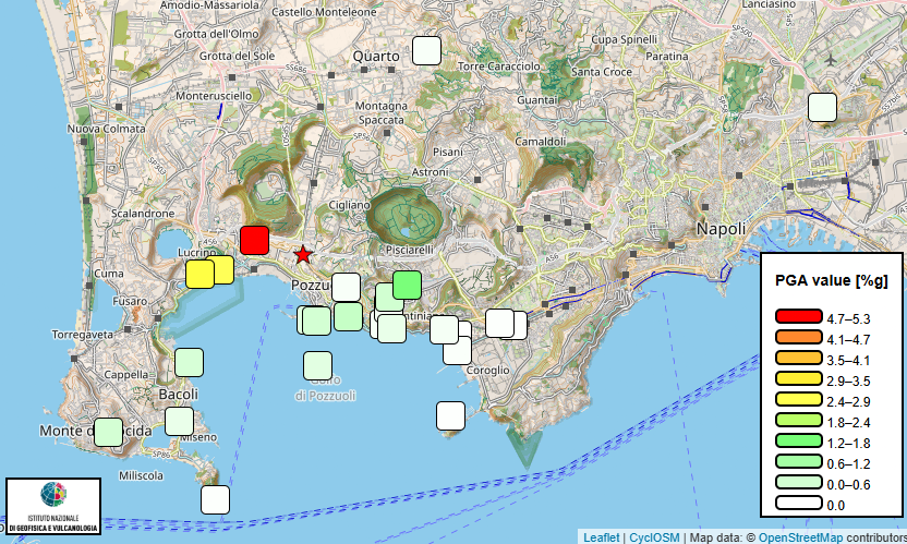 shakemap CF Md 3.0 del 24.06.2026 ore 3:02