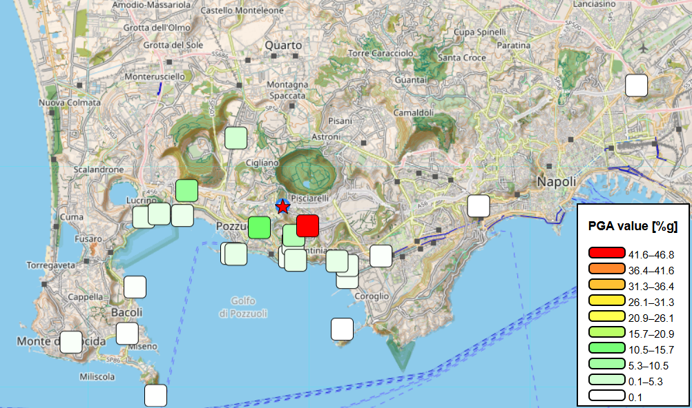 shakemap CF Md 3.5 del 28:02.2026 ore 11.19