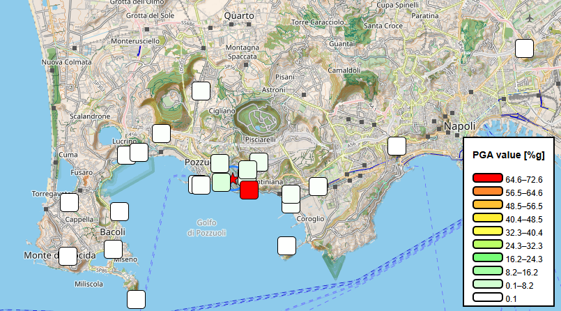 shakemap CF Md 4.0 del 01.09.2025 ore 04:55:45