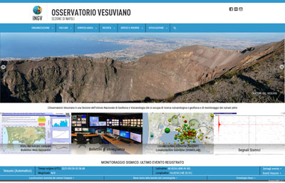 Nuovo sito Osservatorio Vesuviano